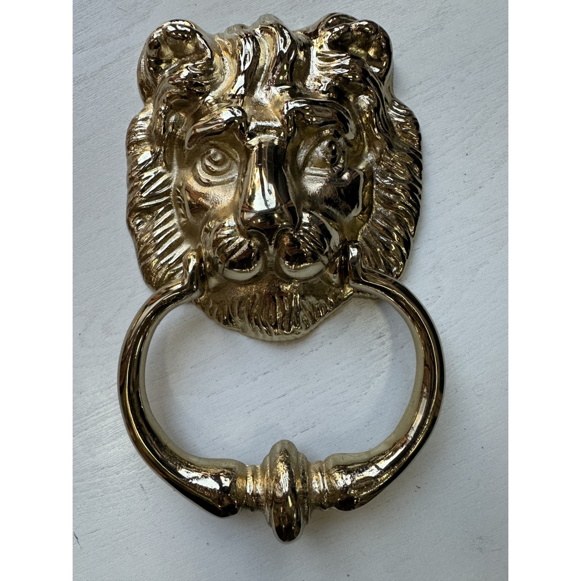 Ρόπτρο Εξώπορτας Λιοντάρι Χρυσό