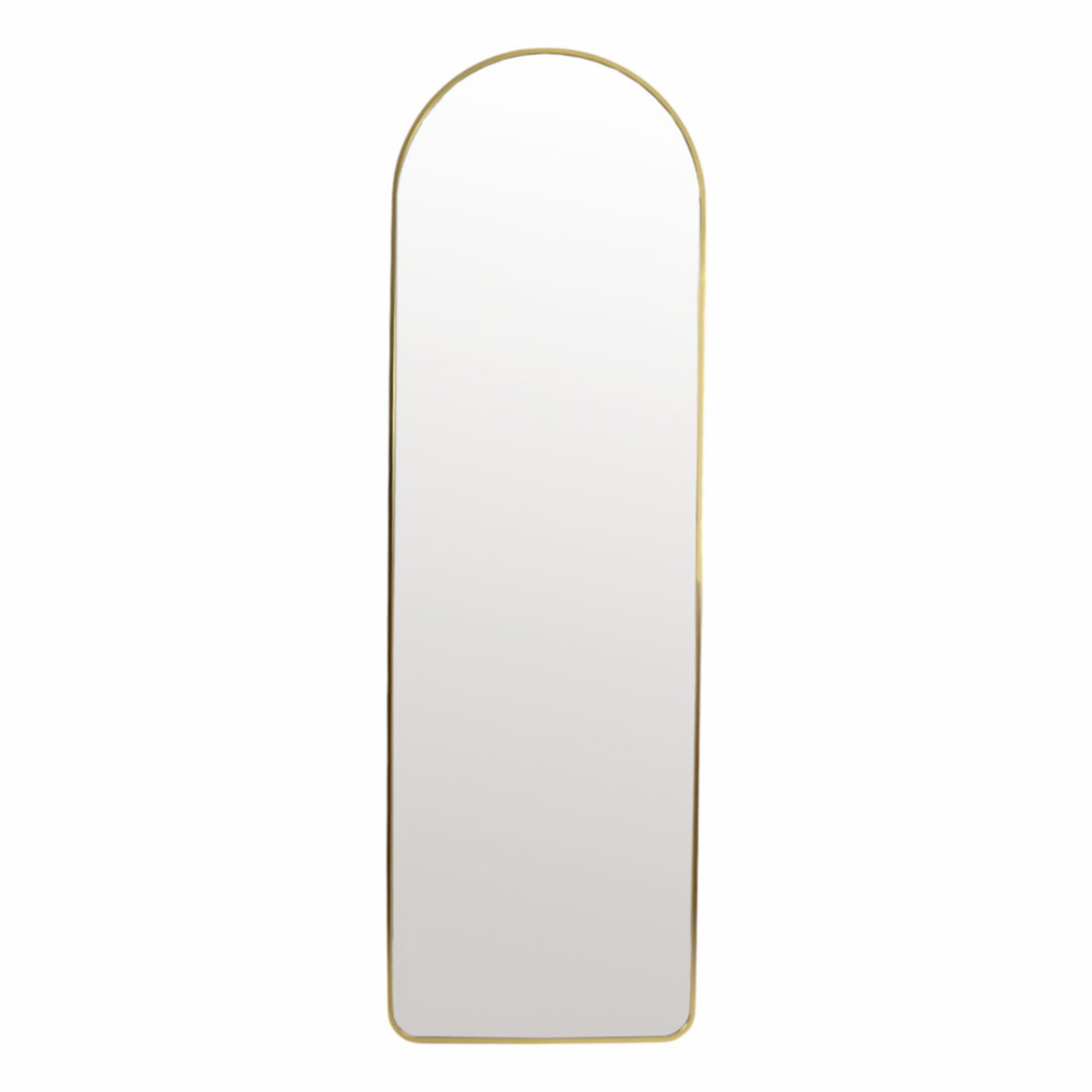 Καθρέφτης Δαπέδου Και Τοίχου Από Κράμα Αλουμινίου Σε Χρυσό Χρώμα Αψίδα 40x150εκ. ANKOR 843251