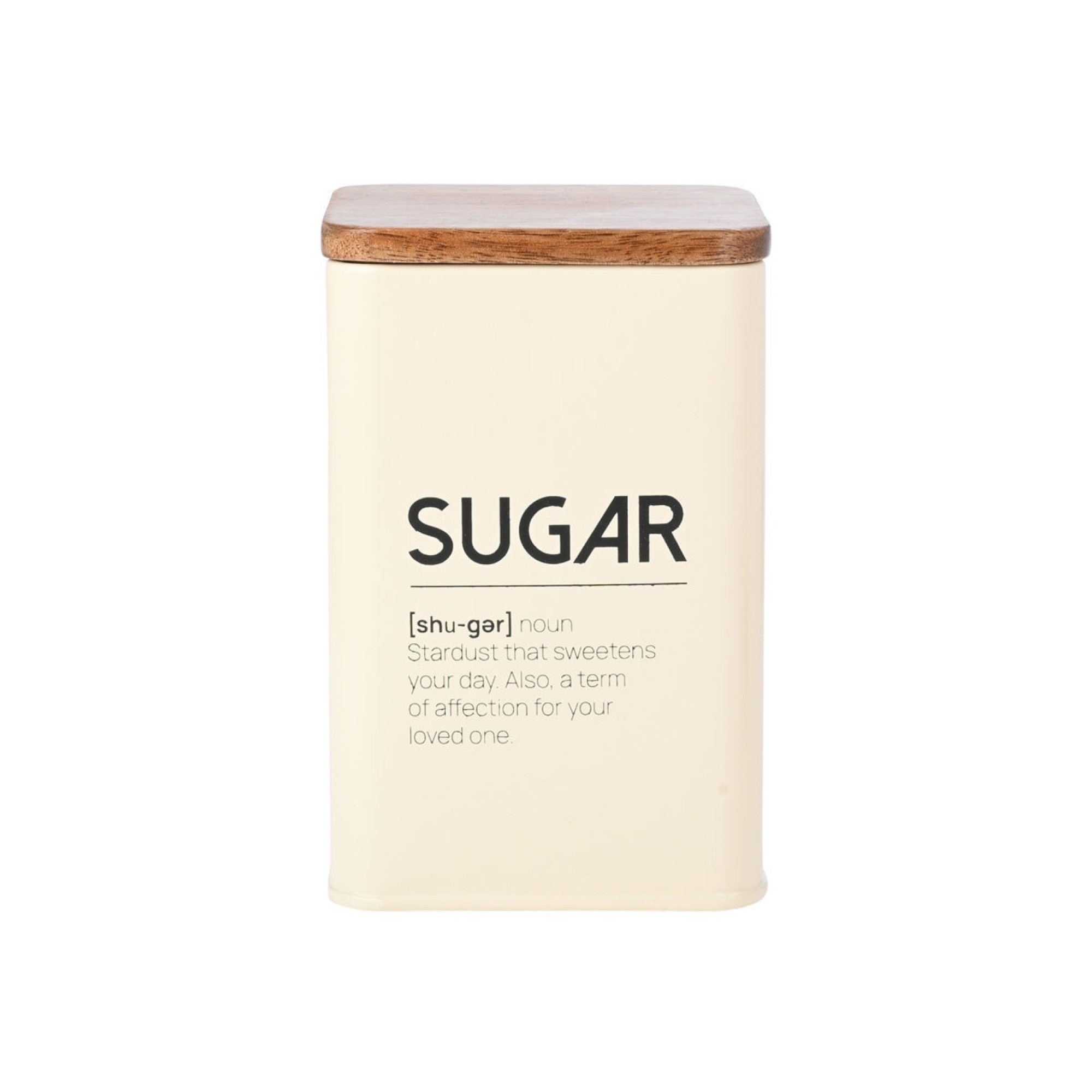 Δοχείο Για Ζάχαρη ALLURE Μεταλλικό 10x14cm IVORY