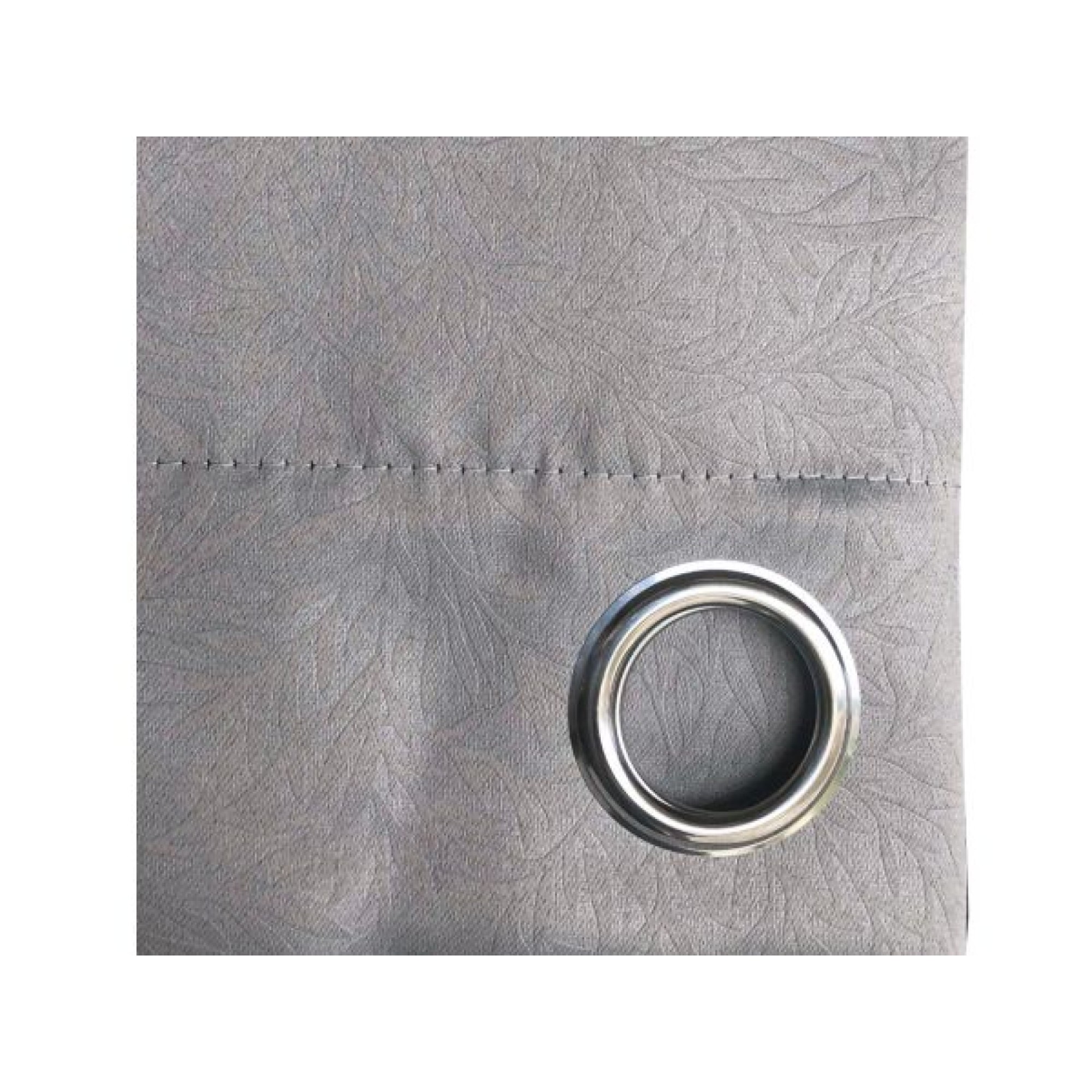 Κουρτίνα Δωματίου Blackout Ζακάρ 140×260 cm Γκρι