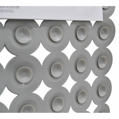 Ankor 812516 Πατάκι Μπανιέρας PVC Αντιολισθητικό ΓΚΡΙ 68x36εκ.