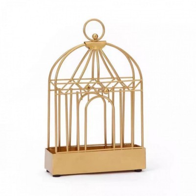 Βάση Μεταλλική Για Φιδάκι Bird House Χρυσή Ματ