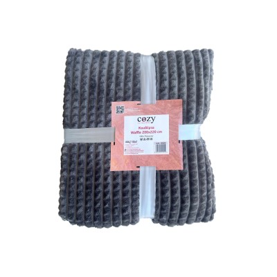 Ριχτάρι WAFFLE 150x200 Γκρι