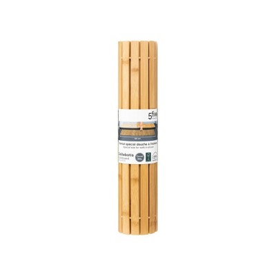 Πατάκι Μπάνιου 5five 174857 από Ξύλο Bamboo με διαστάσεις 120x50x0.6cm