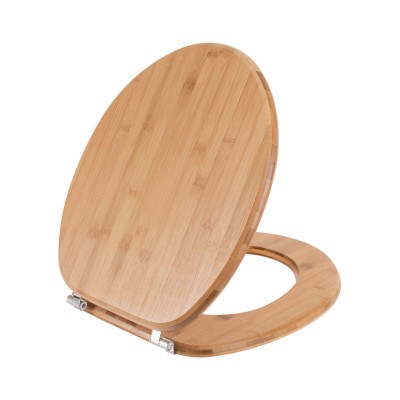 Καπάκι Λεκάνης BAMBOO ESSENTIALS Με Ανοξείδωτους Ρυθμιζόμενους Μεντεσέδες 35x43x3cm 02-13059