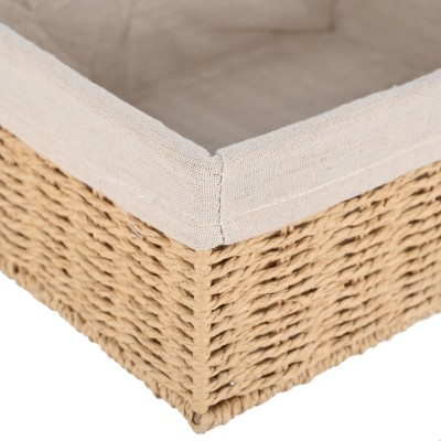 Κουτί Αποθήκευσης & Οργάνωσης BOTANICA 36x27x13cm Με Εσωτερική Επένδυση 02-18726