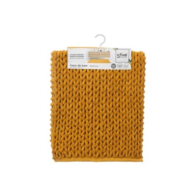 Πατάκι Μπάνιου Colorama 5five 174727K με διαστάσεις 120x50cm Mustard