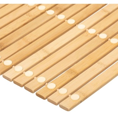 Πατάκι Μπάνιου 5five από Ξύλο Bamboo 174507 με διαστάσεις 60x40x0.6cm