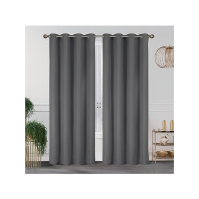 Κουρτίνα Συσκότισης με Τρουκς Γκρι Black Out 140×260εκ