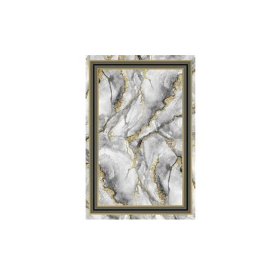 Τάπετο Απορροφητικό 50Χ115 Γκρι με Χρυσό