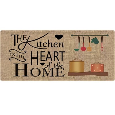 Τάπετο Με Λάστιχο 50Χ115εκ. The Heart Of The Home Με Υφή Λινού Ψάθας