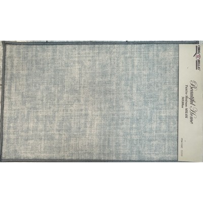 Ταπέτο Μπάνιου Ακρυλικό 50Χ80 εκ. Με Αντιολισθητικό Υπόστρωμα Σιέλ