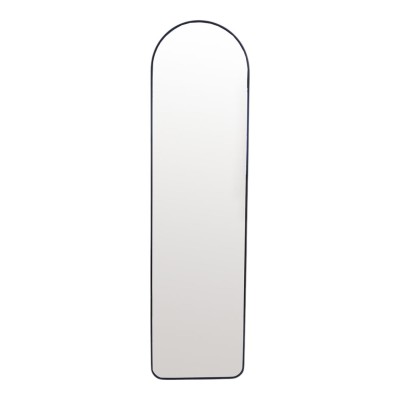 Καθρέφτης  Δαπέδου Και Τοίχου Από Κράμα  Αλουμινίου Σε Μαύρο Χρώμα Αψίδα 40x150εκ. ANKOR 843244