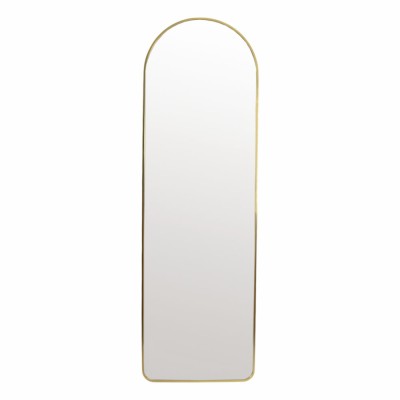 Καθρέφτης  Δαπέδου Και Τοίχου Από Κράμα  Αλουμινίου Σε Χρυσό Χρώμα Αψίδα 40x150εκ. ANKOR 843251
