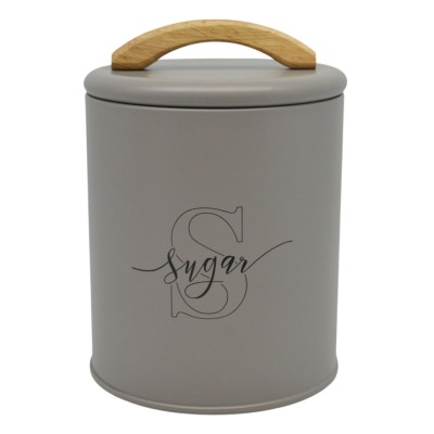 Βάζο Μεταλλικό TAUPE Με Ξύλινη Λαβή SUGAR 11x11x15εκ.ANKOR 846788