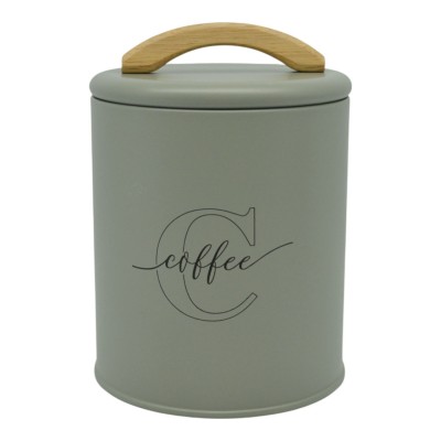 Βάζο Μεταλλικό ΛΑΔΙ Με Ξύλινη Λαβή Coffee 11x11x15εκ.ANKOR 846757