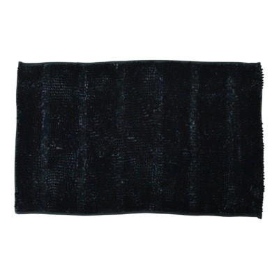 Πατάκι Μπάνιου Σενίλ 1500gsm Σε Μαύρο Χρώμα Με SEBS ΠΛΑΤΗ 50x80εκ.ANKOR 843305