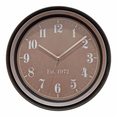 Ρολόι Τοίχου Πλαστικό 30εκ. Με ROSE GOLD Λεπτομέρειες  ANKOR 843893