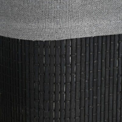 Καλάθι Οργάνωσης BAMBOO ESSENTIALS Mε Επένδυση ΣΕΤ 3ΤΕΜ. Μαύρο