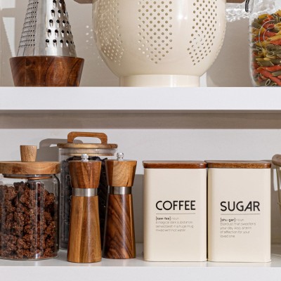 Δοχείο Για Ζάχαρη ALLURE Μεταλλικό 10x14cm IVORY