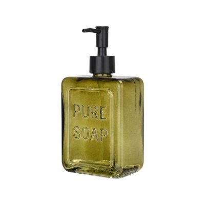 Αντλία Σαπουνιού PURE SOAP ΓΥΑΛΙΝΗ 520ml Πράσινη
