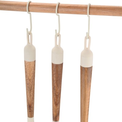 Κρεμάστρα Κουζίνας ALLURE Επιτοίχια Με Γάντζους 6 Θέσεων