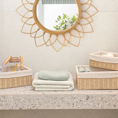 Κουτί Αποθήκευσης & Οργάνωσης BOTANICA 28x20x10cm Με Εσωτερική Επένδυση 02-18832