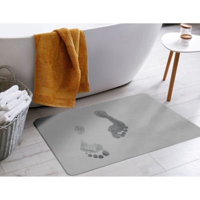 Πατάκι Από ΔΙΑΤΟΜΙΤΗ ΑΣΠΡΟ ΜΕ ΣΧΕΔΙΟ ΕΦΕ ΜΑΡΜΑΡΟ 45x35εκ. 847440