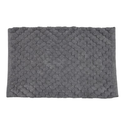 Πατάκι Μπάνιου Βαμβακερό 1700gsm Με Αντιολισθητική Βάση  ΓΚΡΙ 50x80εκ. 852093