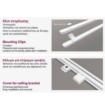 Πτυσσόμενος Σιδηρόδρομος Μεταλλικός B/T με Σύστημα Νο6 Wave 75-130εκ