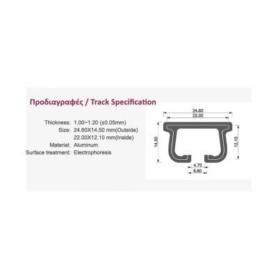Πτυσσόμενος Σιδηρόδρομος Μεταλλικός B/T με Σύστημα Νο6 Wave 123-226εκ