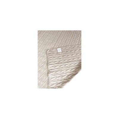 Κουβερλί Μονόχρωμο Διπλό  Ανάγλυφο Μπεζ 220Χ240εκ.