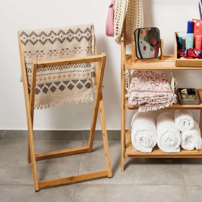 Κρεμάστρα Πετσέτας ΒΑΜΒΟΟ ESSENTIALS Επιδαπέδια Φυσικό Χρώμα 02-27513