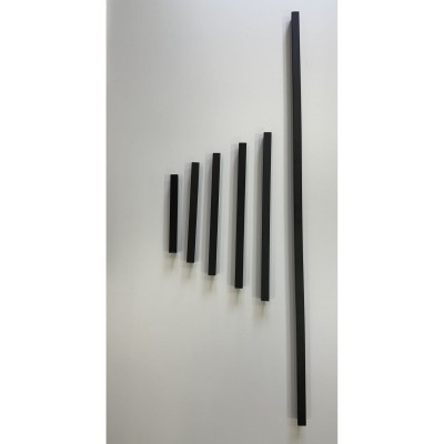 Λαβίτσα Επίπλων 0416-0421 Μαύρο  Ματ Από Αλουμίνιο