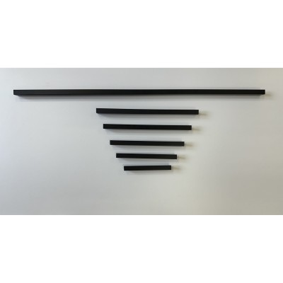 Λαβίτσα Επίπλων 0416-0421 Μαύρο  Ματ Από Αλουμίνιο