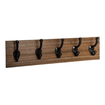 Κρεμάστρα Τοίχου mdf σε καρυδί απόχρωση 50x8.5x13εκ